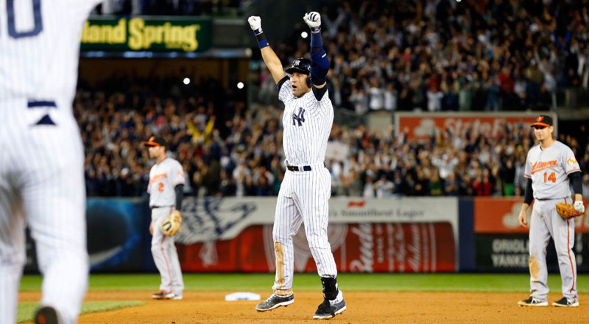 Derek Jeter finished his career ranked sixth on the all-time hits list and ninth in runs scored. (Jim McIsaac/Getty Images)