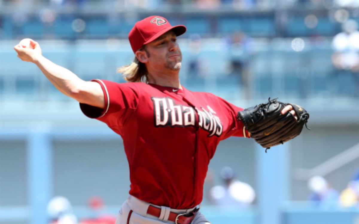 Bronson Arroyo has never missed a start in 19 professional seasons. (Stephen Dunn/Getty Images)