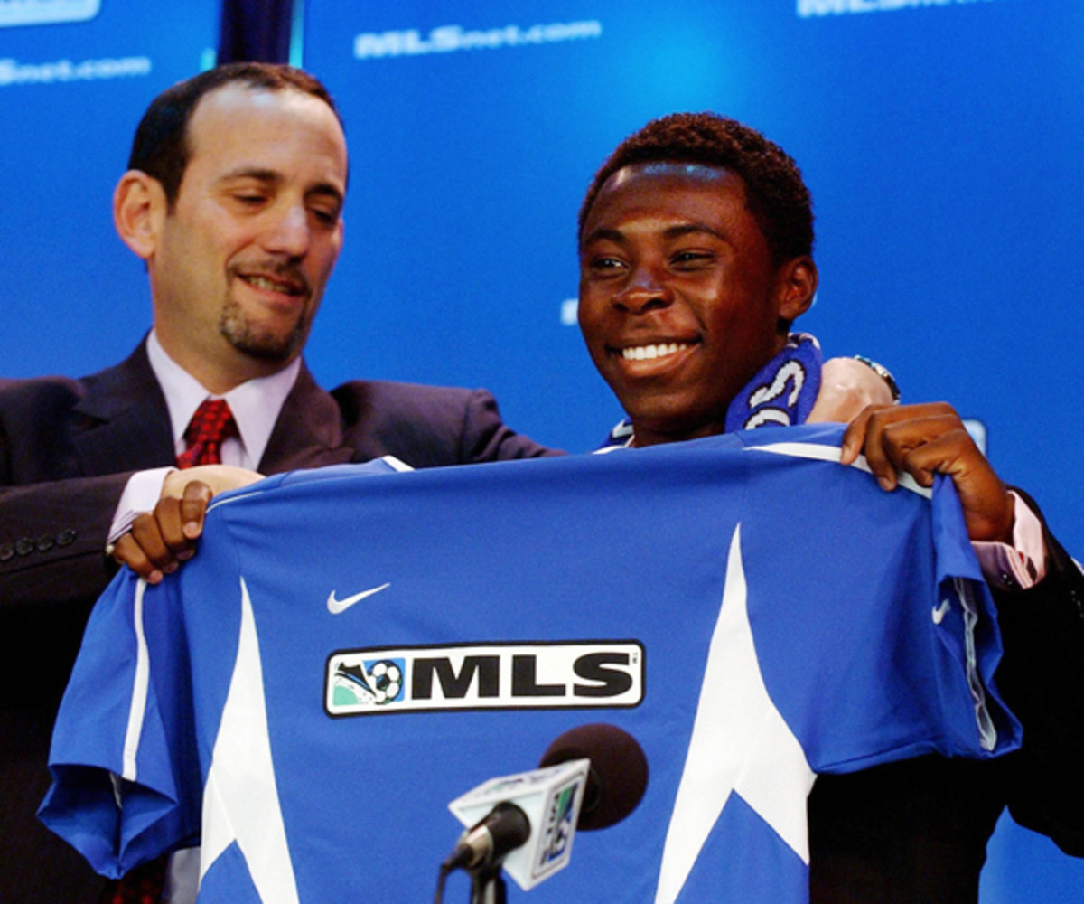 Freddy Adu, Don Garber