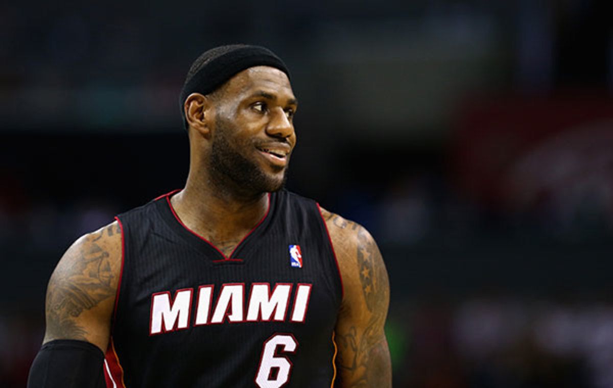 James scored 31 points to help the Heat complete a four-game sweep. (Streeter Lecka/Getty Images)