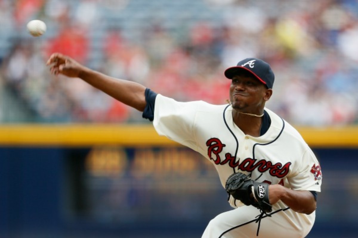 Juilio Teheran finished fourth in NL Rookie of the Year voting. (Kevin C. Cox/Getty Images)