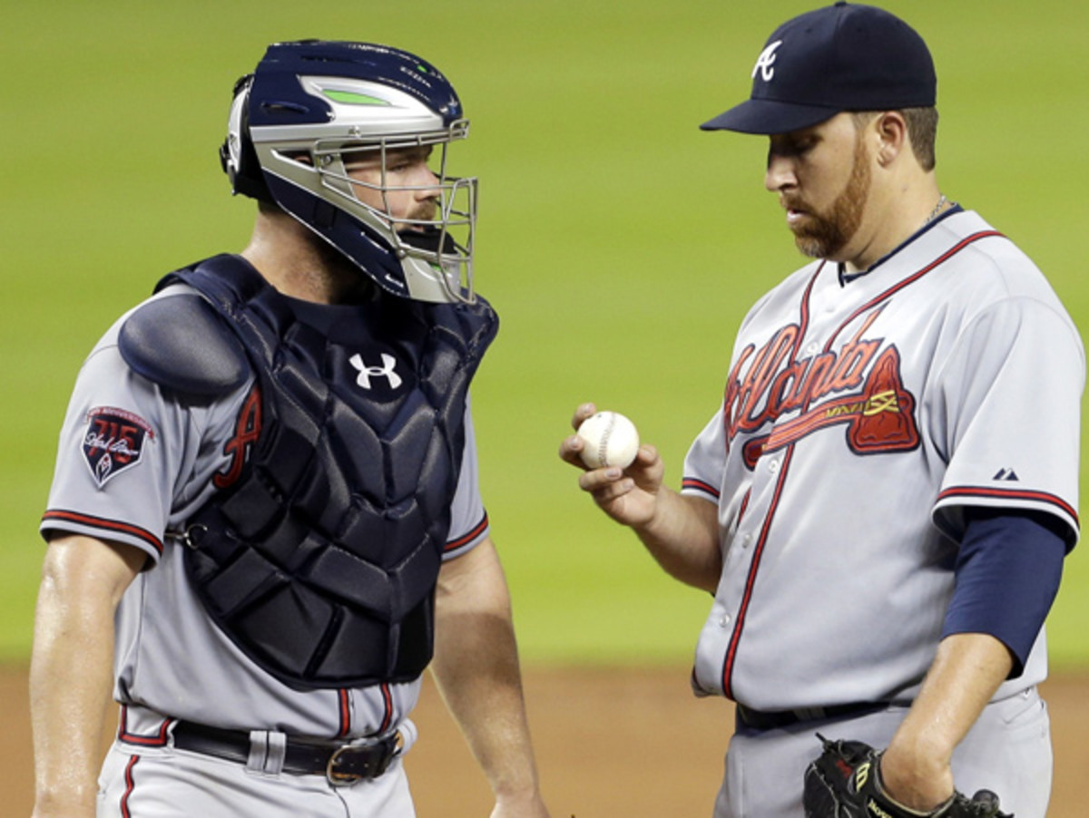 Aaron Harang was at a loss to explain his poor start against the Marlins this week. (AP)