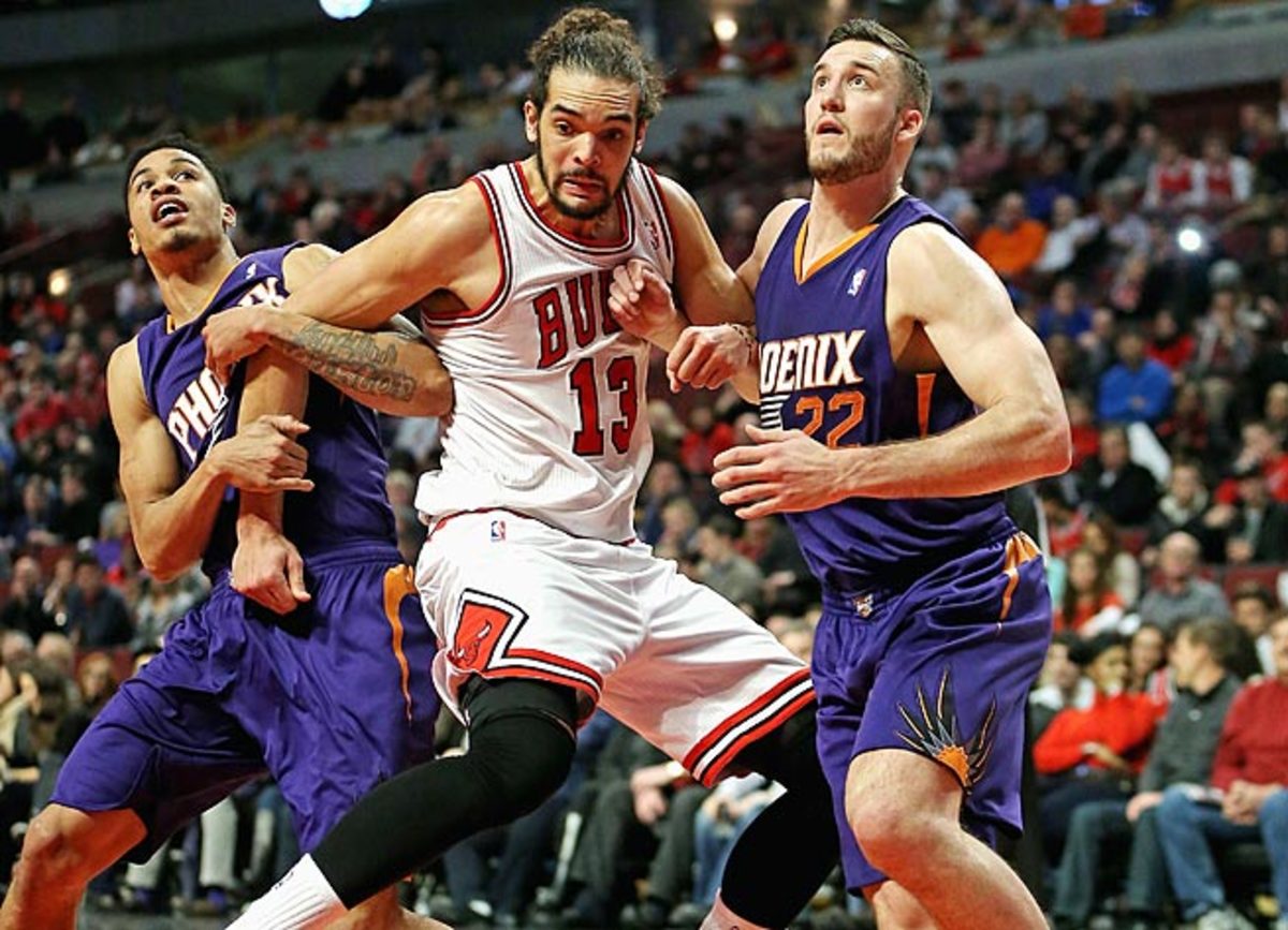 Joakim Noah is a handful on the glass: He averaged at least 11 boards for the second season in a row.