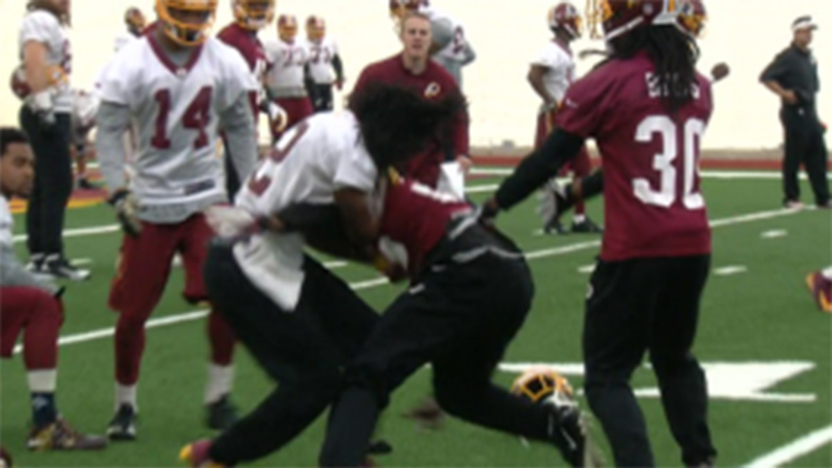 Redskins players throw punches in practice Sports Illustrated