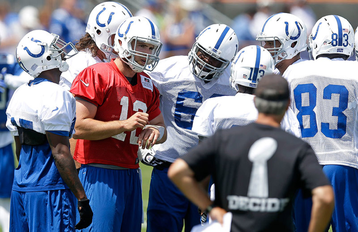 The Colts have made the playoffs in each of Andrew Luck's first two seasons in the NFL. (AP)
