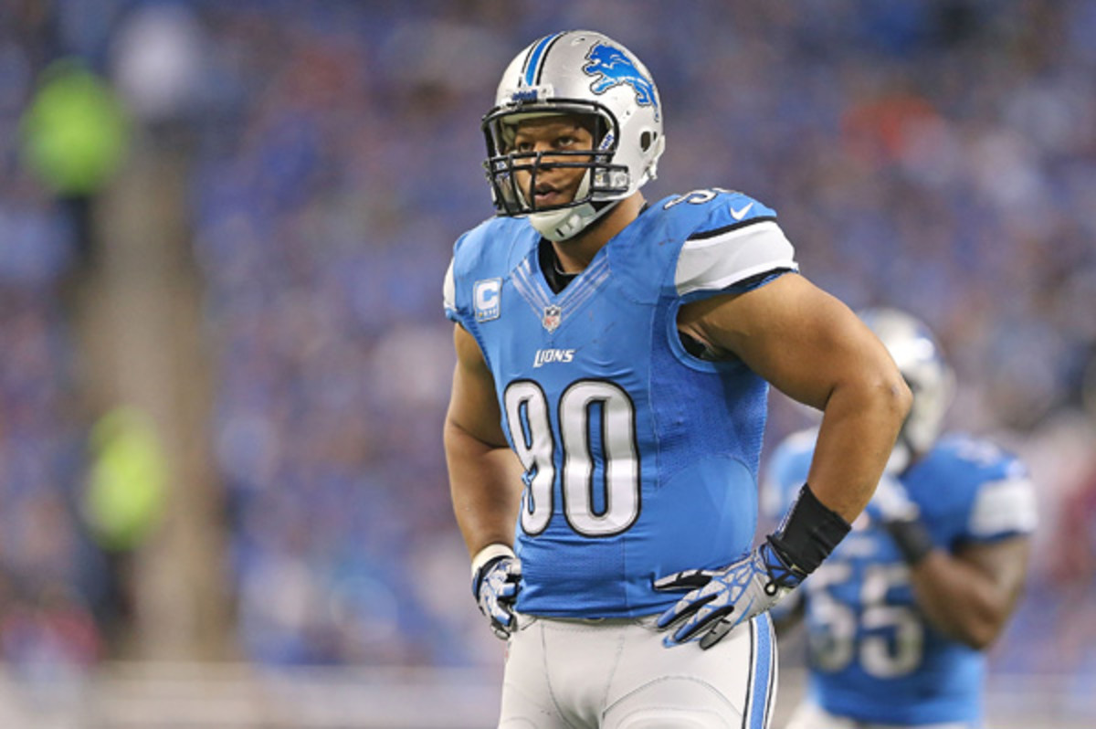 Ndamukong Suh is entering the final year of his rookie contract. (Leon Halip/Getty Images)