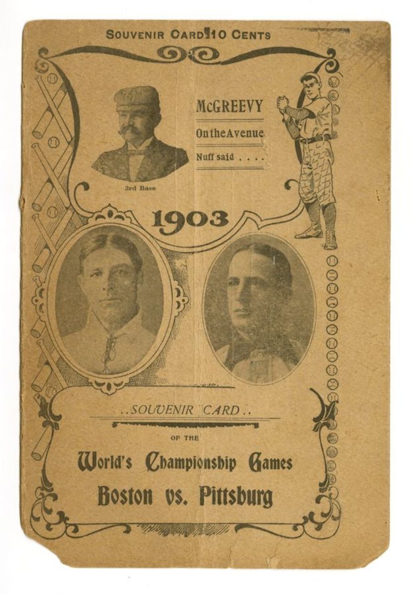 1903 world series program
