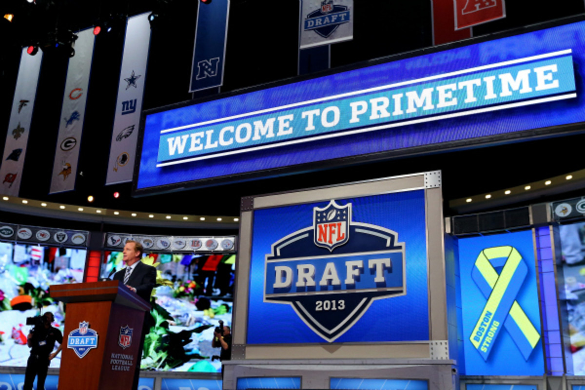 The NFL has officially moved the 2014 draft to May 8-10, two weeks later, citing a scheduling conflict. (Al Bello/Getty Images)