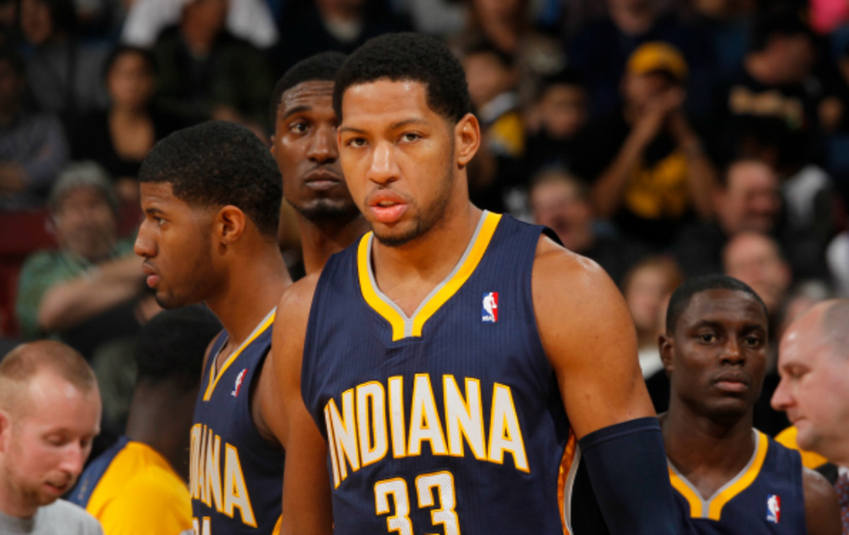 Danny Granger spent his entire career with the Pacers before Thursday's trade. (Rocky Widner/National Basketball)
