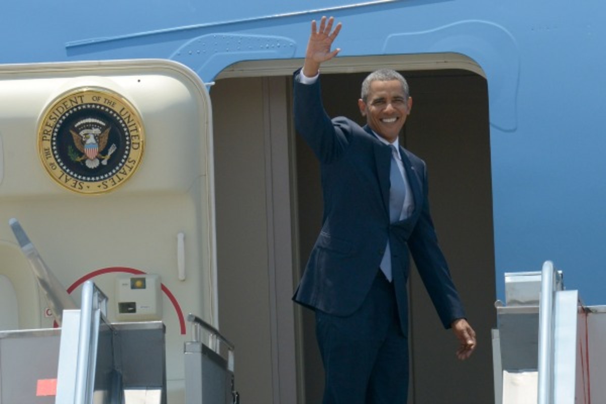 Barack Obama (Jay Directo/Getty Images)