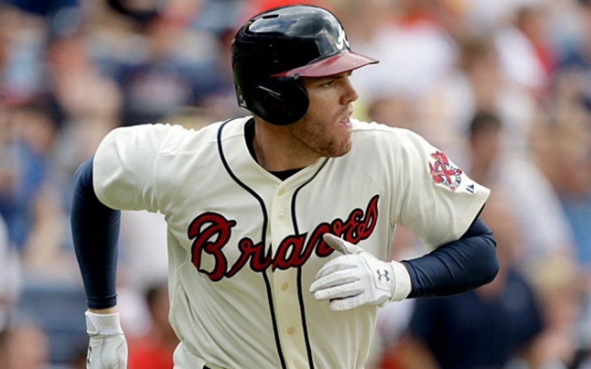 Braves first baseman Freddie Freeman will not play in the All-Star Game. (Photo by the Associated Press)