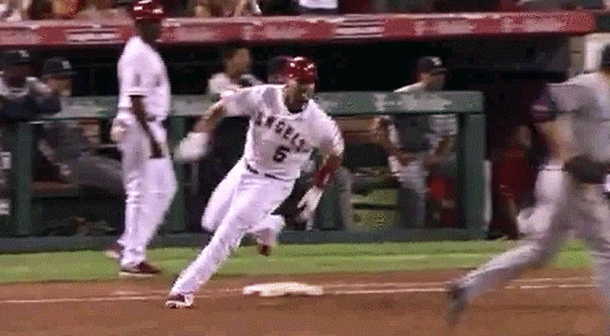 Pujols injury gif