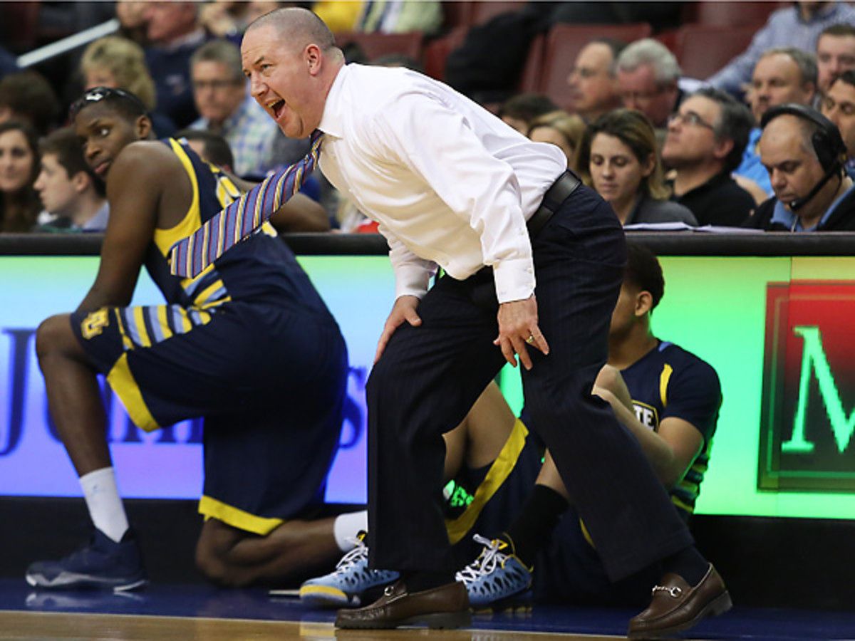 Buzz Williams and his Marquette struggled mightily against Villanova on Sunday. (Bill Streicher/Icon SMI)