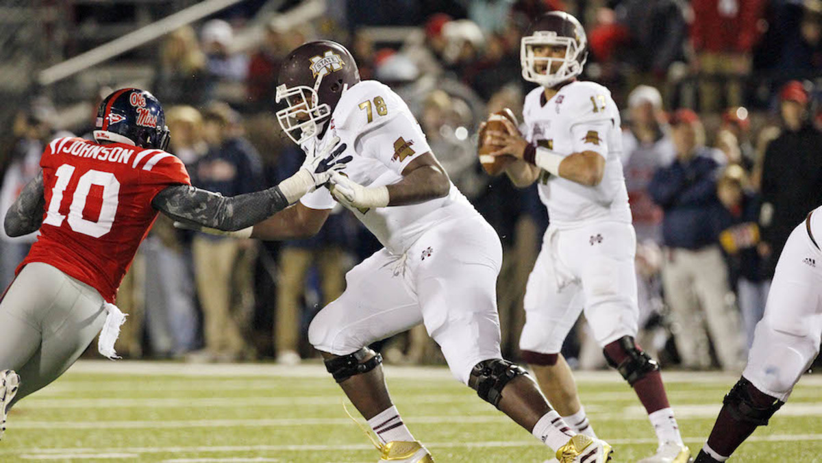 Mississippit State offensive lineman Damien Robinson out for season