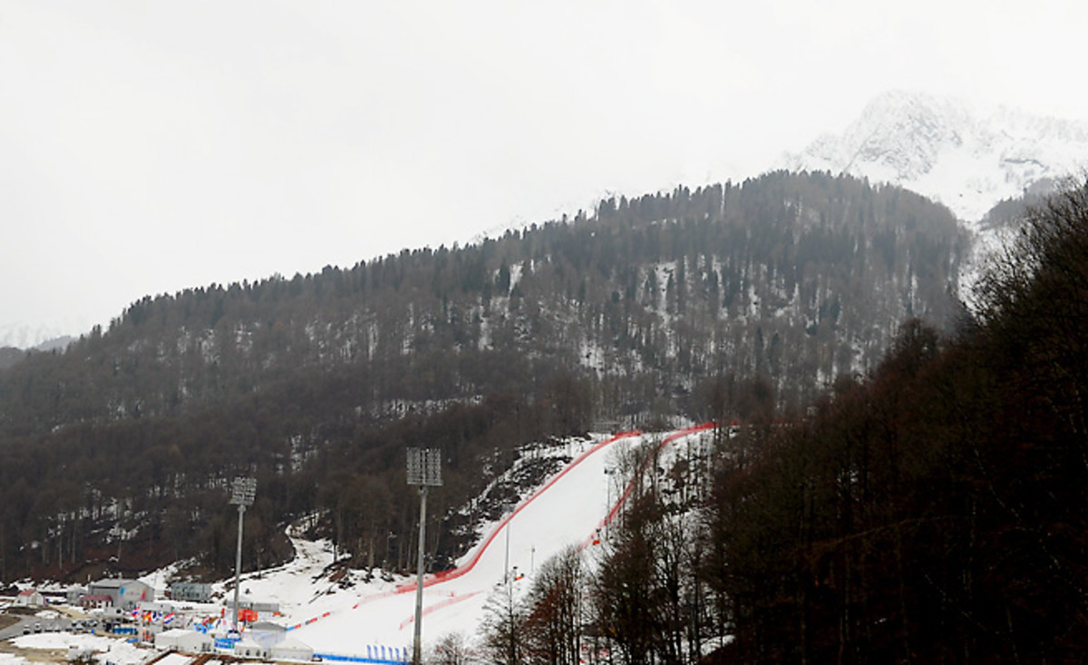 Twelve miles of track at Rosa Khutor Alpine Center will host all the alpine skiing events.