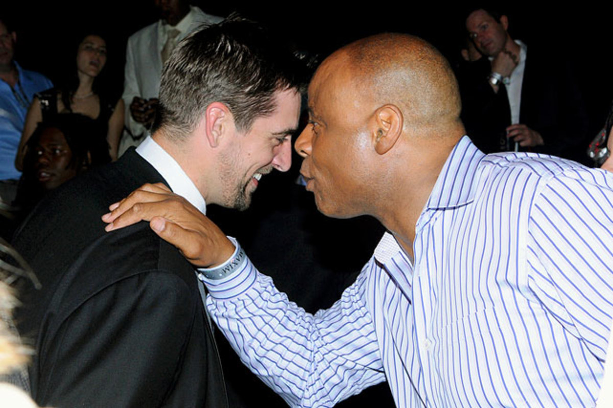 Aaron Rodgers and Warren Moon