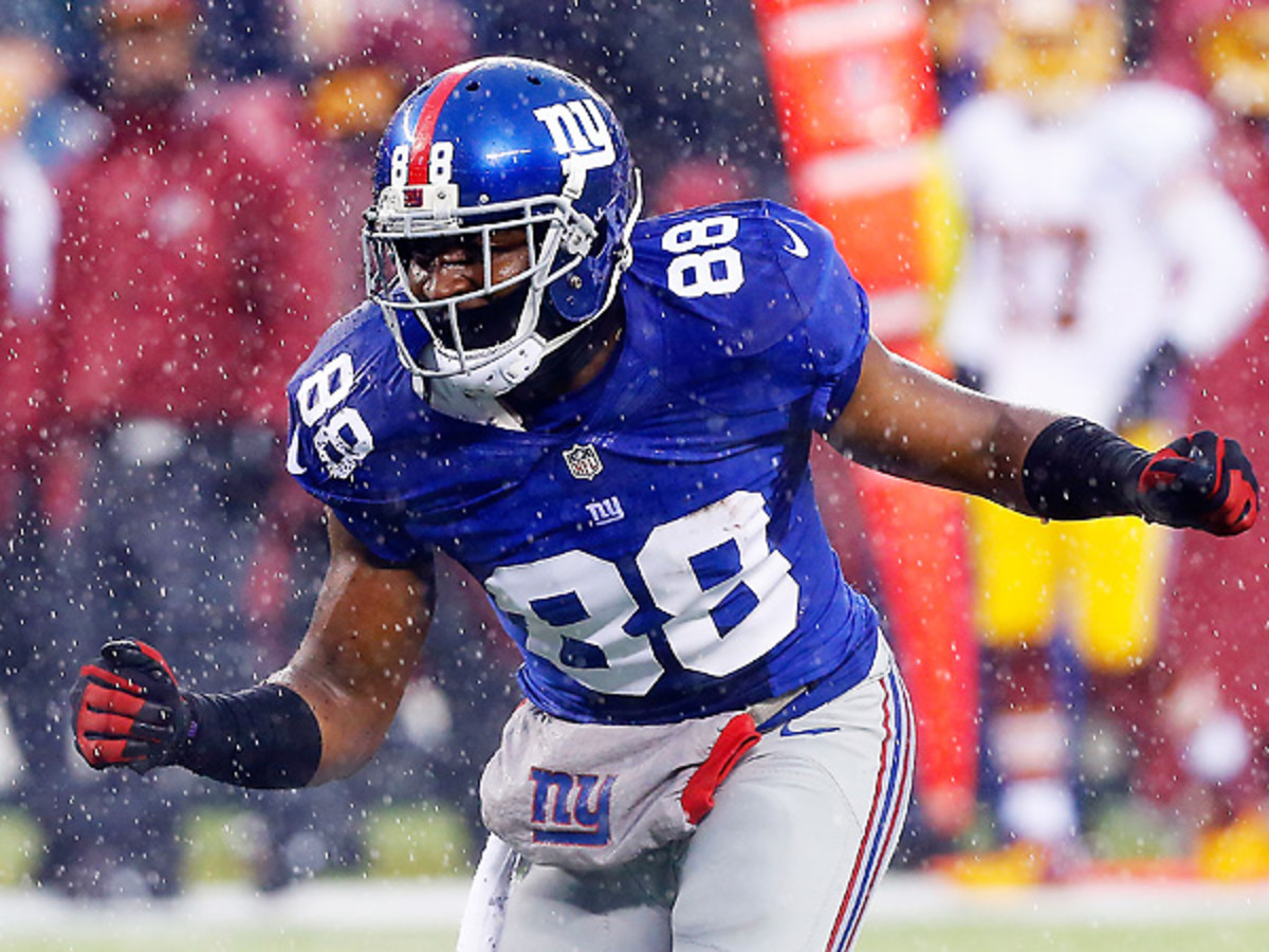 The Giants are reportedly prepared to part with former first-round pick Hakeem Nicks. (Jim McIsaac/Getty Images)