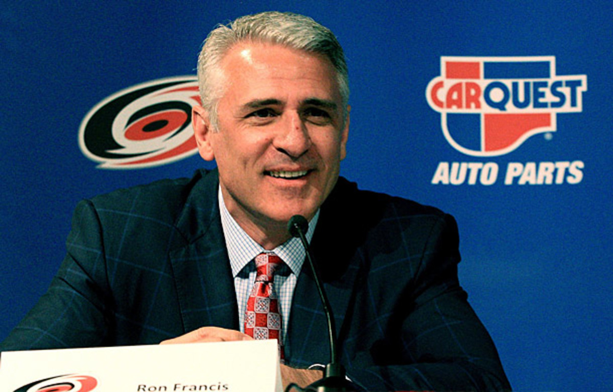 New GM Ron Francis of the Carolina Hurricanes