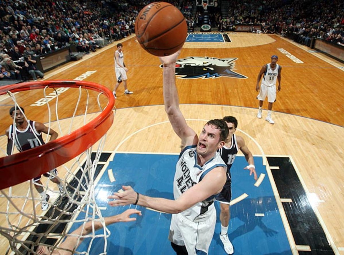 Minnesota's Kevin Love faces an uphill climb to make the playoffs for the first time in his six years.