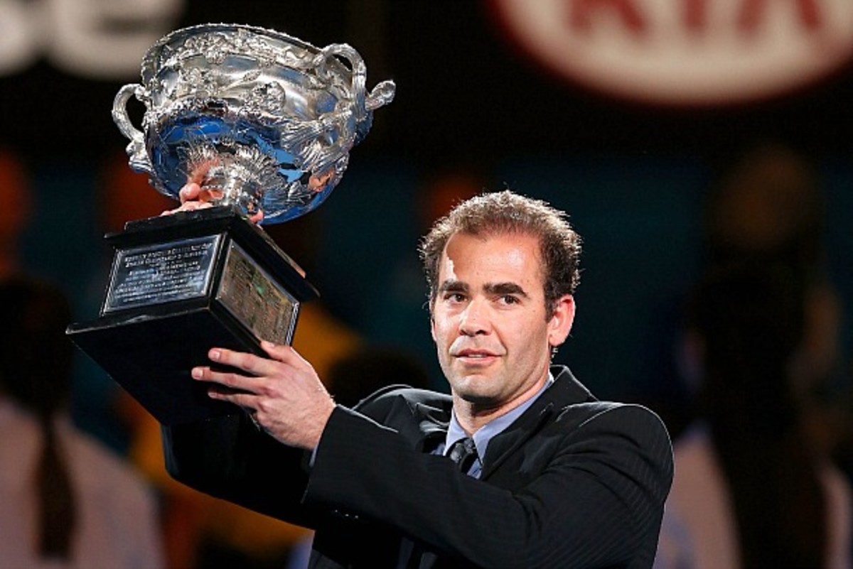 Pete Sampras will present the trophy to the winner. (Quinn Rooney/Getty Images)