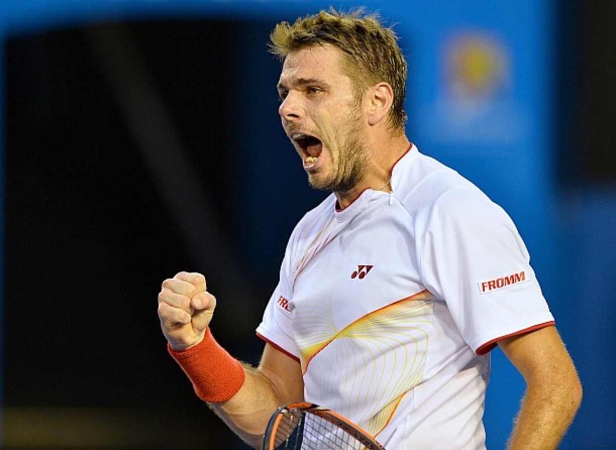 No one wins 27 straight sets off Stanislas Wawrinka. (Saeed Khan/AFP/Getty Images)