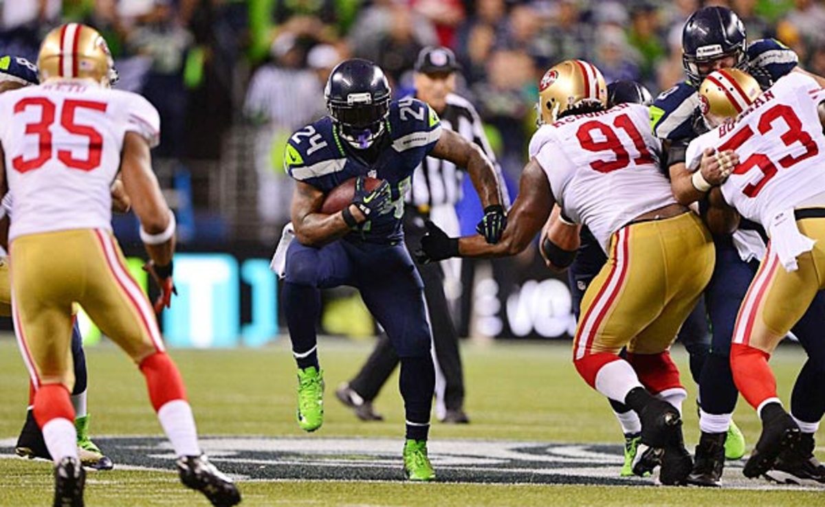 Marshawn Lynch and the Seahawks have had San Francisco's number in Seattle. 
