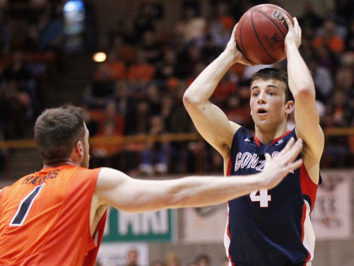 Kevin Pangos helped Gonzaga to two key wins which will help their tournament résumé. (Cary Edmondson/USA Today Sports)