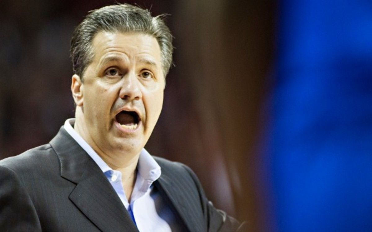 Kentucky's John Calipari will try to win his second national championship this season. (Wesley Hitt/Getty Images)