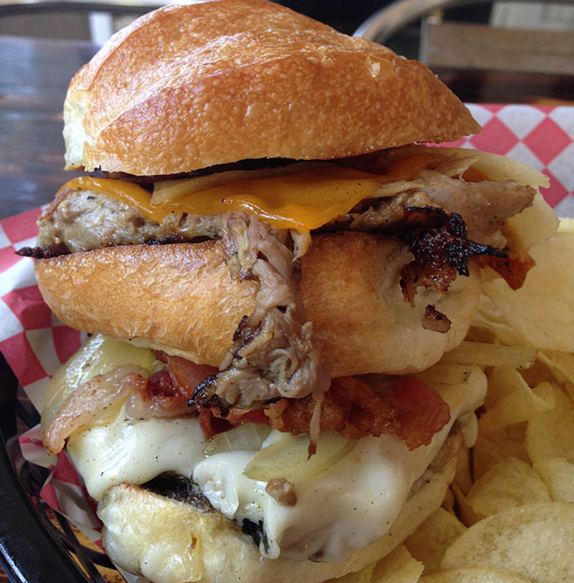 Andy's Pork sandwich