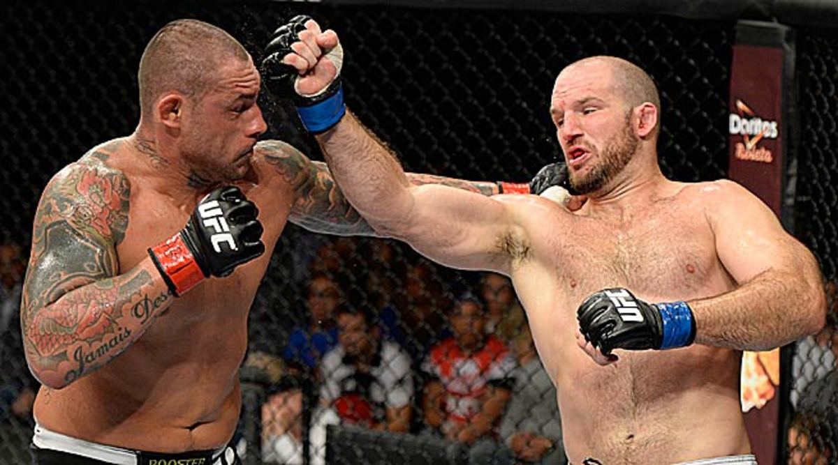 The UFC is parting ways with Thiago Silva, left, in the wake of his Thursday arrest.