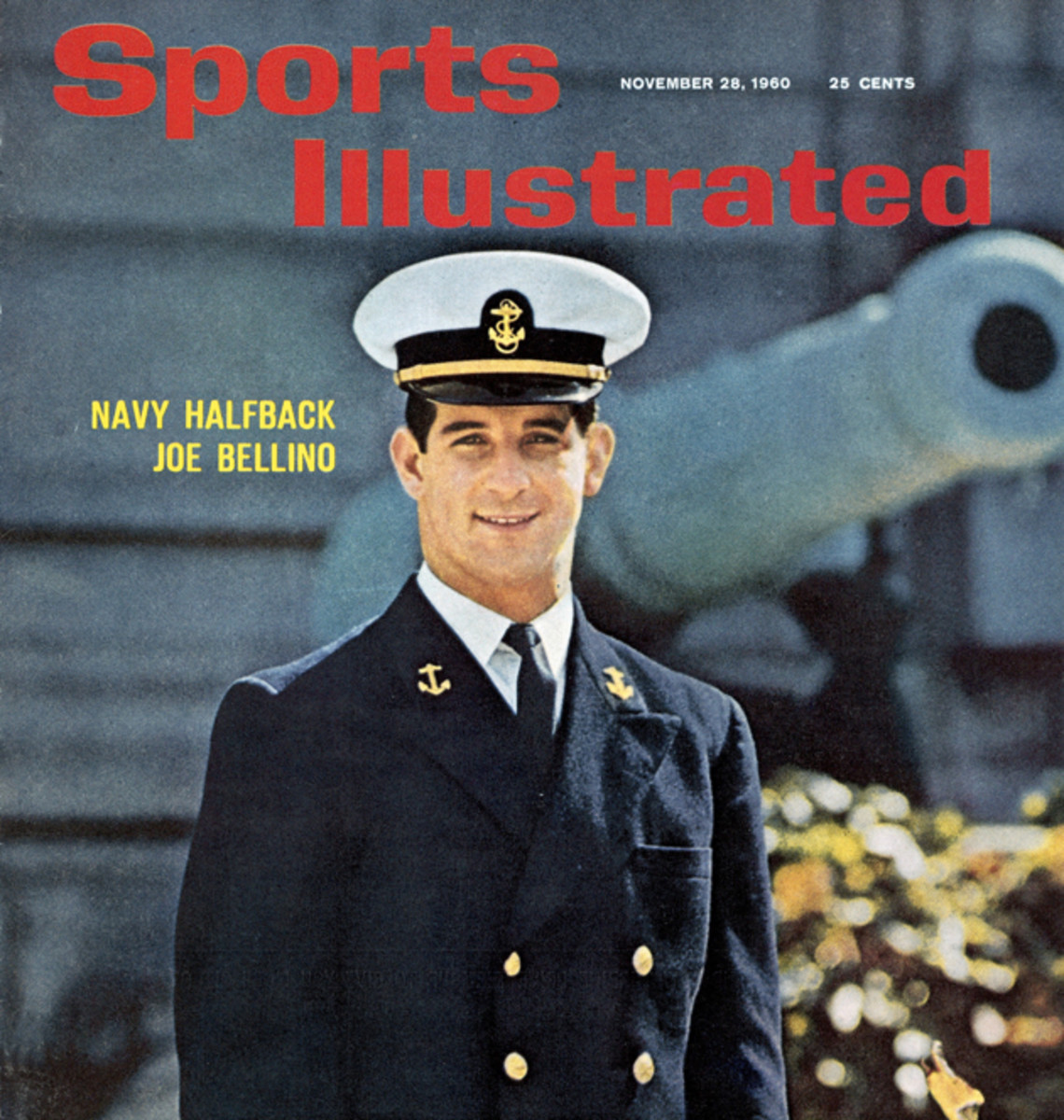 Navy's Joe Bellino on the Nov. 28, 1960 cover of Sports Illustrated.