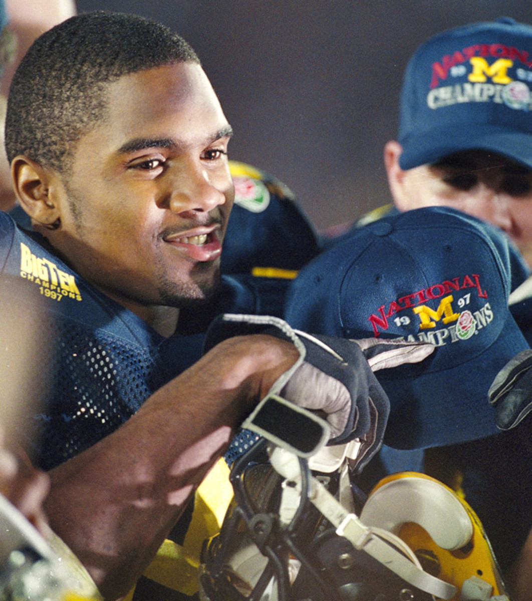 Michigan DB Charles Woodson after 1988 Rose Bowl.