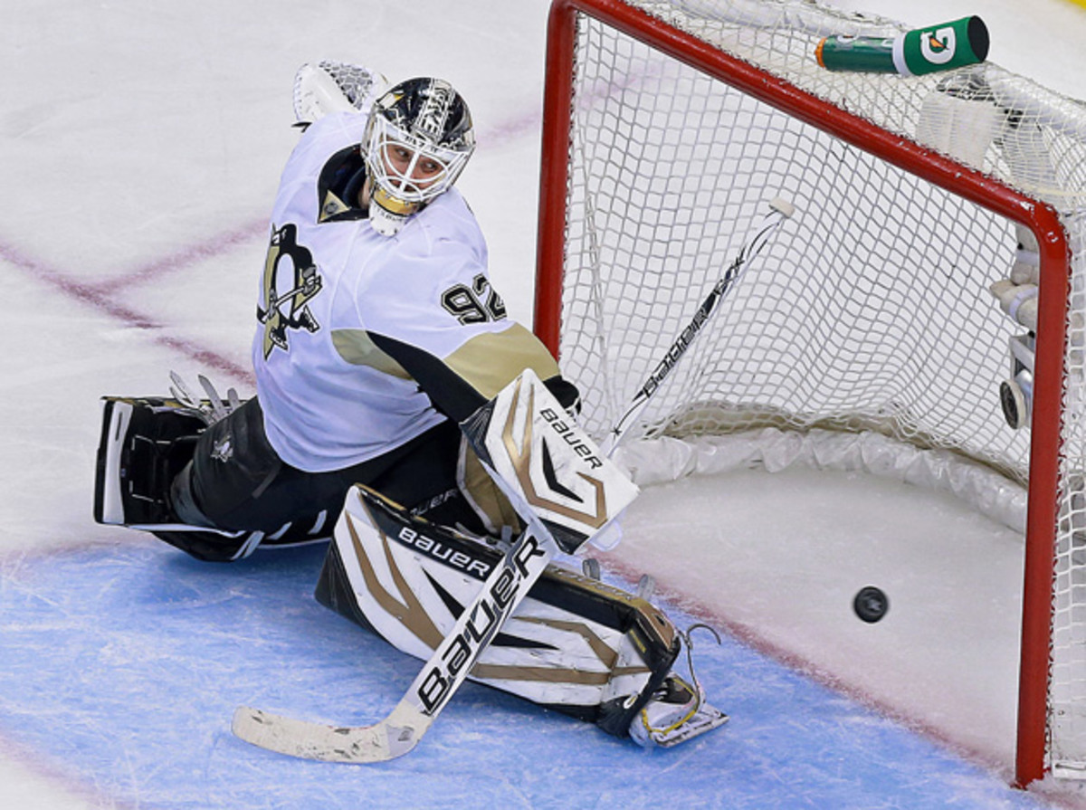 Penguins goalie Tomas Vokoun announced his retirement after having missed much of the 2013-14 season with blood clots.