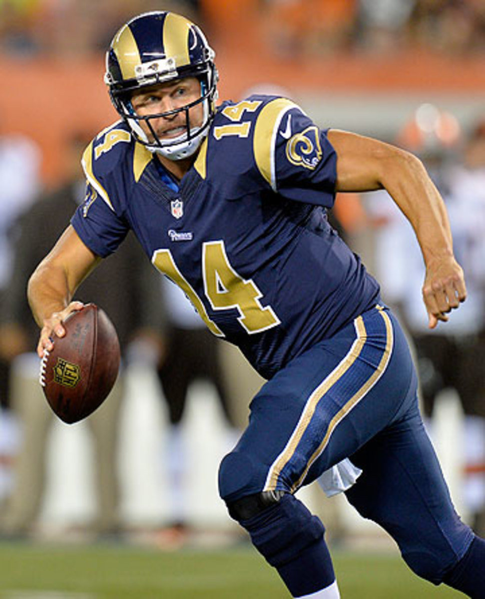 The Rams will rely on the right arm of Shaun Hill to keep their offense on schedule. (G. Newman Lowrance/AP)