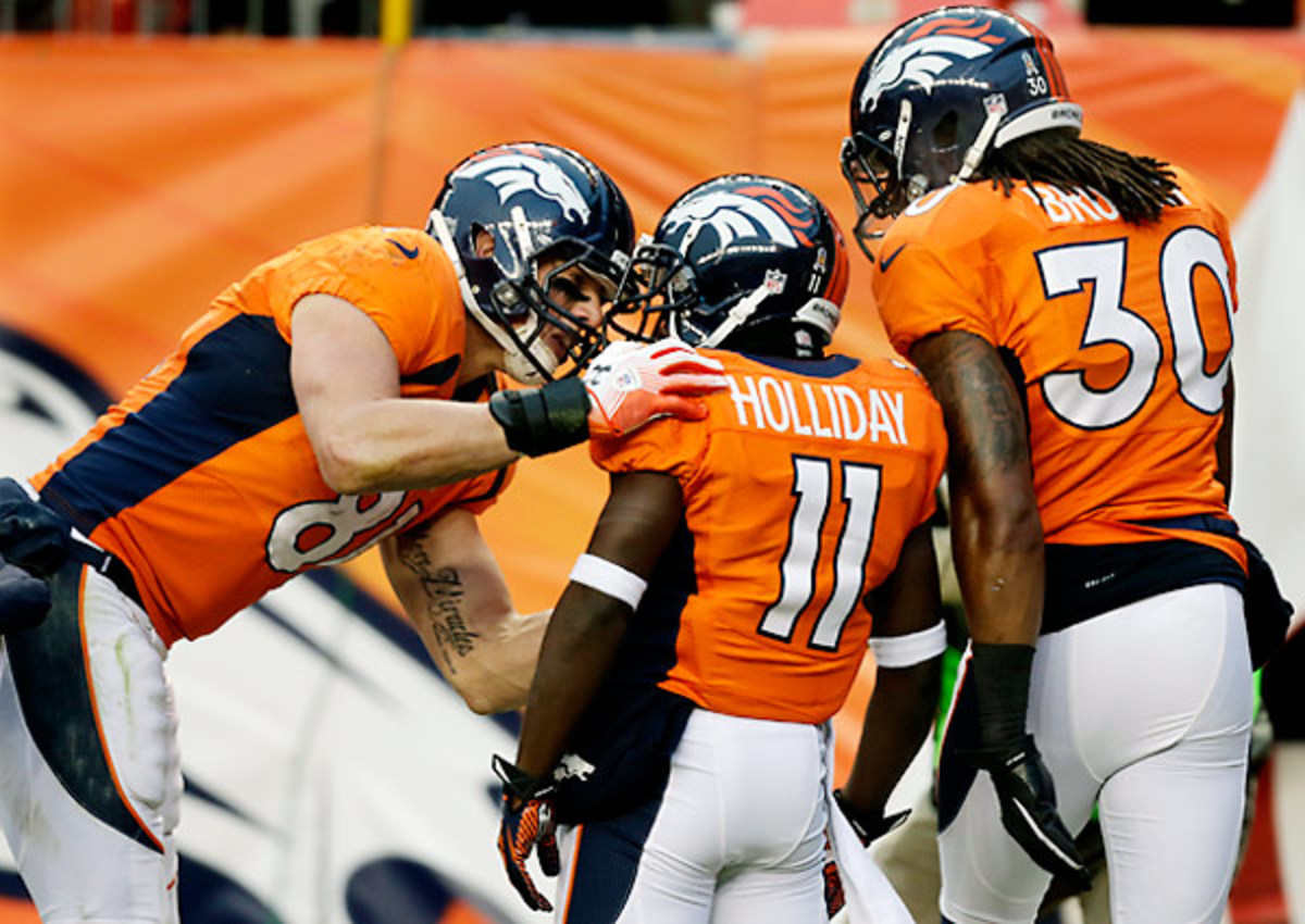 Trindon Holliday scored four return touchdowns for the Broncos in the past two seasons.