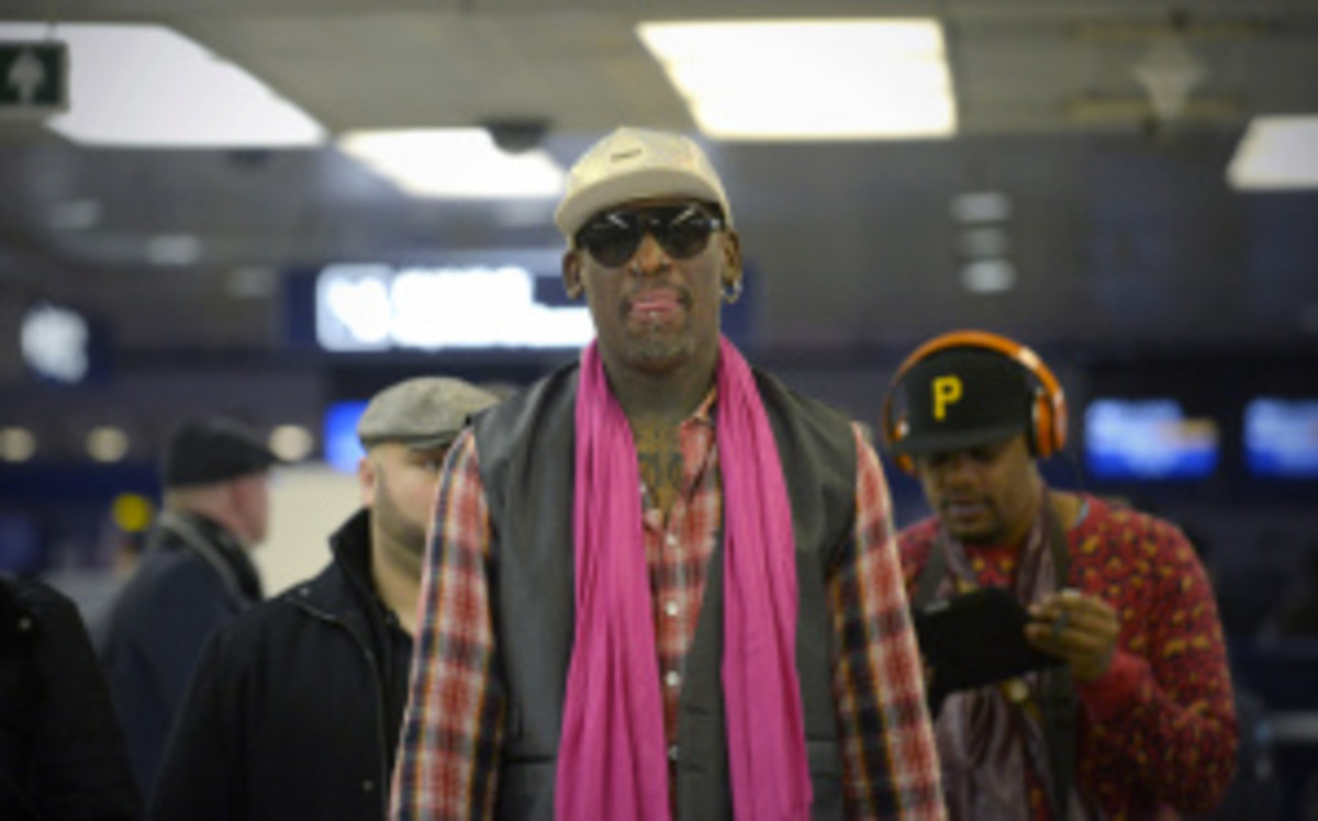 Dennis Rodman said he was stressed out and had been drinking prior to the interview this week. (Wang Zhao/Getty Images)
