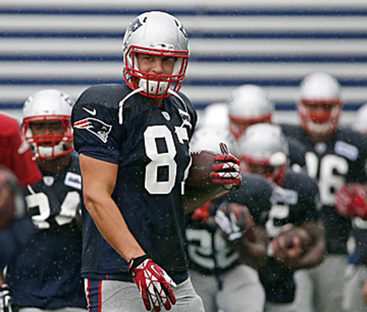 The Gronk of old? Not quite yet. (Elise Amendola/AP)