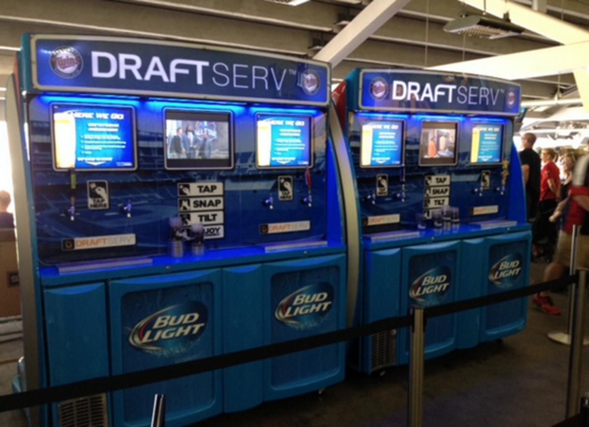 Minnesota Twins unveil selfserve beer machine Sports Illustrated