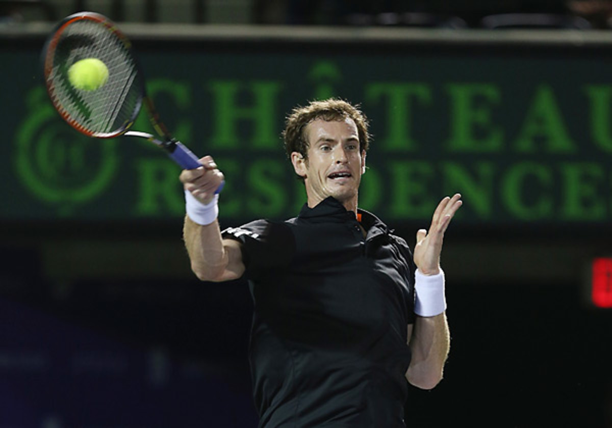 Andy Murray struggled early but regrouped to beat Matt Ebden at the Sony Open. (Clive Brunskill/Getty Images)