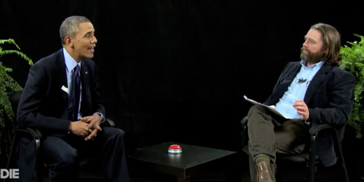 Video Zach Galifianakis grills President Barack Obama about 'Ambassador Rodman' Sports