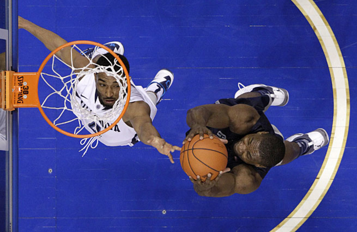 Moses Ayegba and the Georgetown Hoyas will try to to secure a bid to the NCAA tournament during this week's Big East tournament.