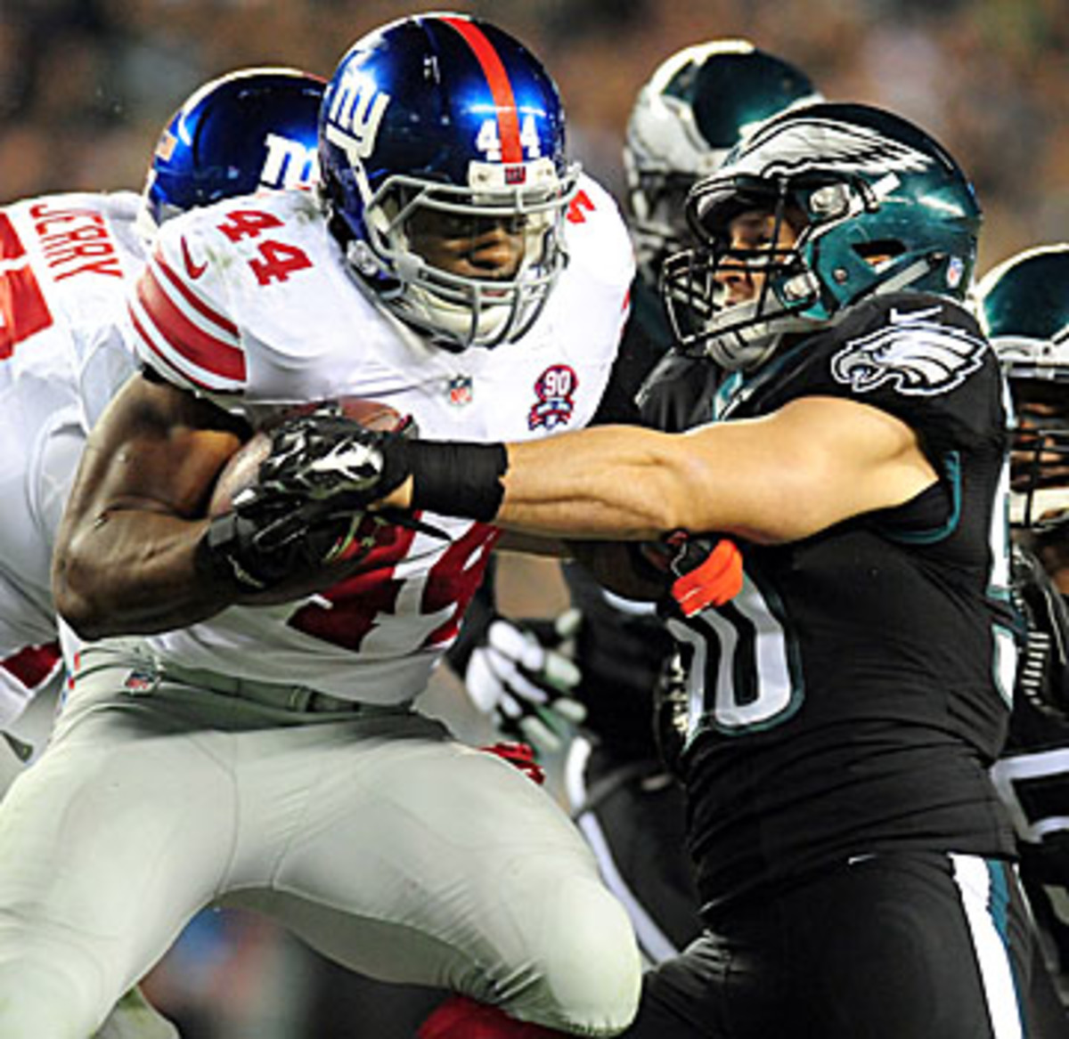 Casey Matthews has stepped up for Philly with Mychal Kendricks out. (Evan Habeeb/Getty Images)