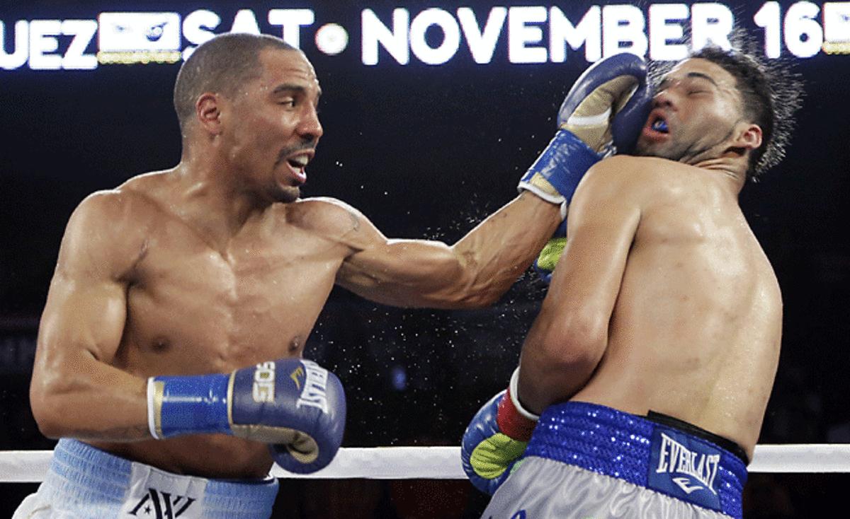 Andre Ward (left) is thriving in his prime, but a dispute with his promoter may complicate his future.