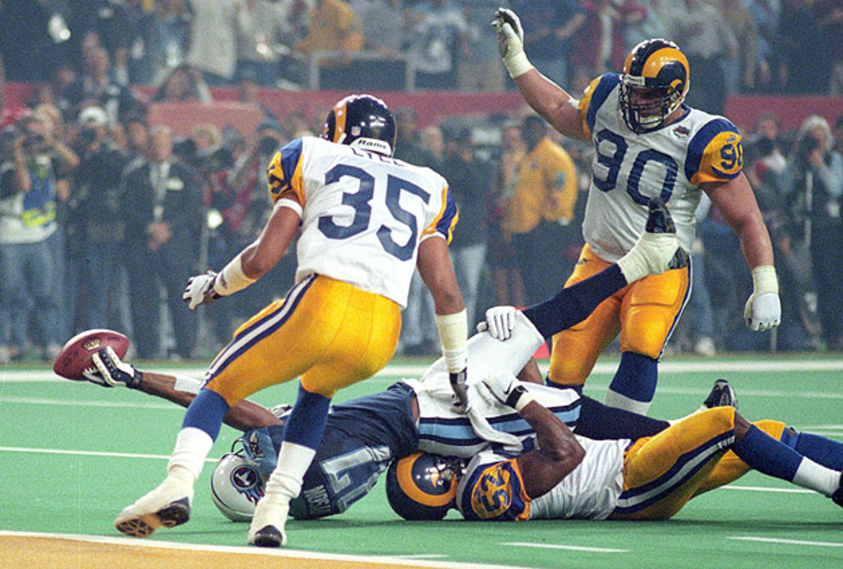 Fisher's Titans came up a yard short in Super Bowl XXXIV. The coach hasn't been back to the big game since.