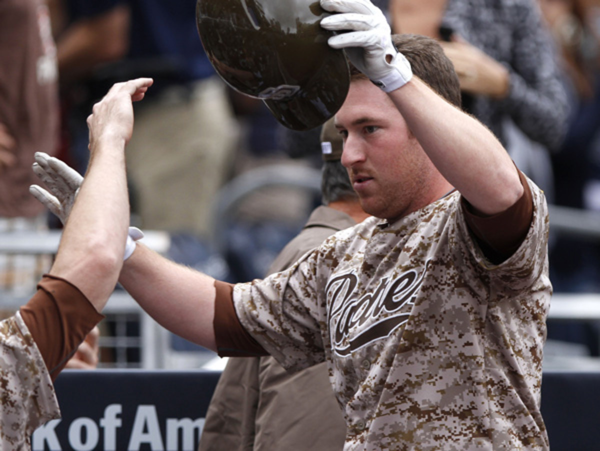 Jedd Gyorko hit TK in his rookie season with the Padres. (Don Boomer/AP)