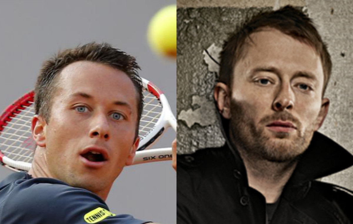 Philipp Kohlschreiber and Thom Yorke