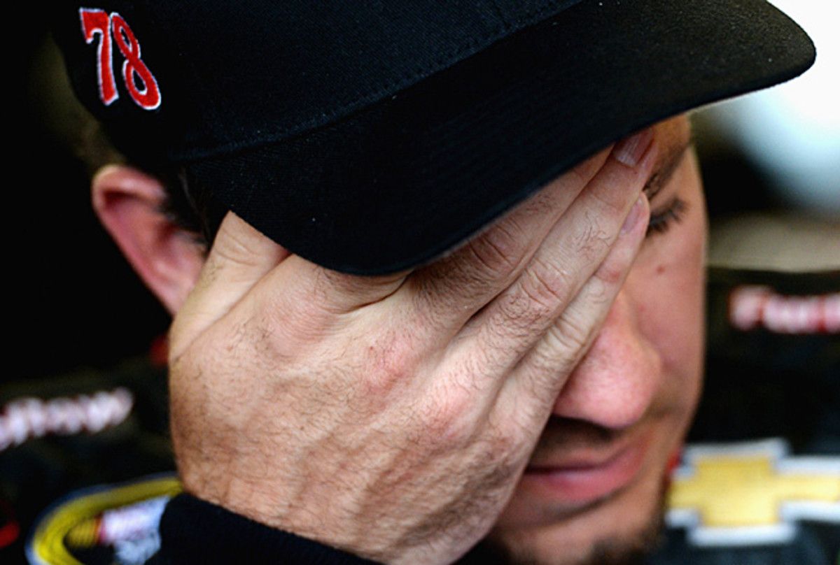 With a lengthy rain delay and a blown engine, it just wasn't Martin Truex's day.