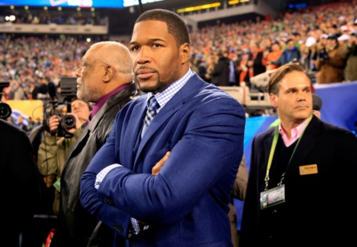 Michael Strahan said he can't commit to GMA full-time because of his other ABC gig and his work with Fox News. (Rob Carr/Getty Images)