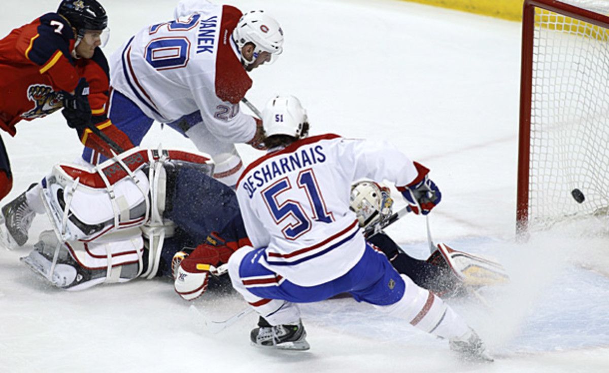 Thomas Vanek of the Montreal Canadiens