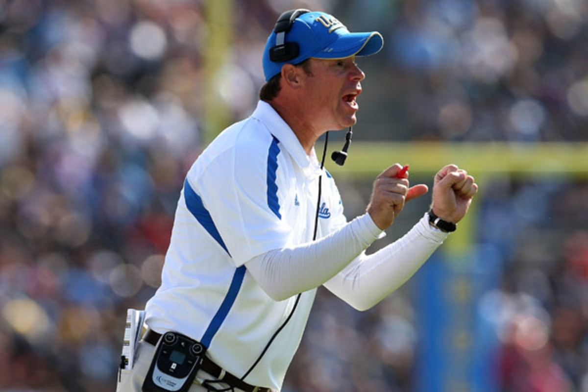 Jim Mora was rumored to be a potential candidate for Washington. (Stephen Dunn/Getty Images)